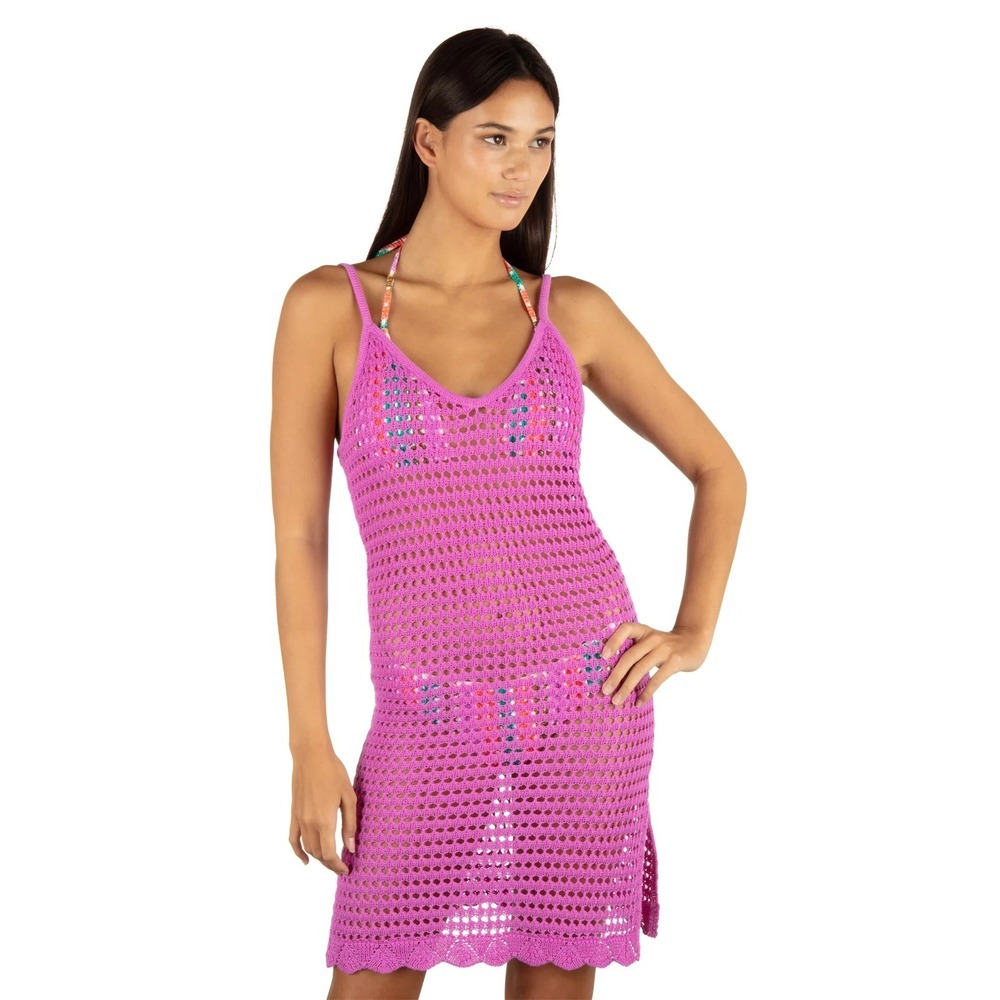 NEW Hurley Women's M/L Crochet Beachwear Mini Dress • Reg Price $70